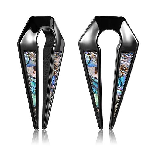 KUBOOZ Ear Weights Tapers Stretched Hangers Heavy2