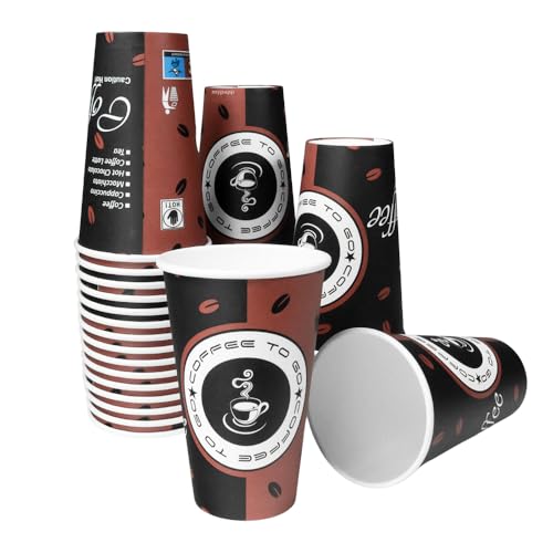 MyPapp 1000 Stück Pappbecher 400ml Made in Germany Premium Kaffebecher Einweg Coffe to go