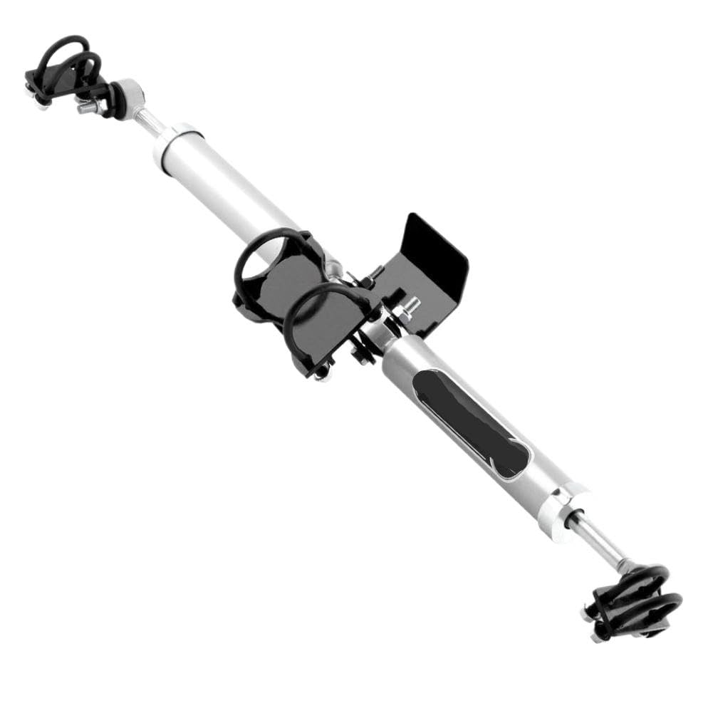 Dual Steering Stabilizer Damper Kit 2 Inch To 6 Inch Lifts Kompatibel Mit Jeep JK 2007 2017
