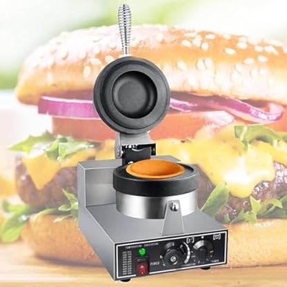 Elektrisch Hamburgerpresse Burger-Maschine, kommerzielle elektrische Maschine, elektrische Presse, Eismaschine, Form 1200 W, Antihaft-Maschine, Sandwichmaker, 220 V