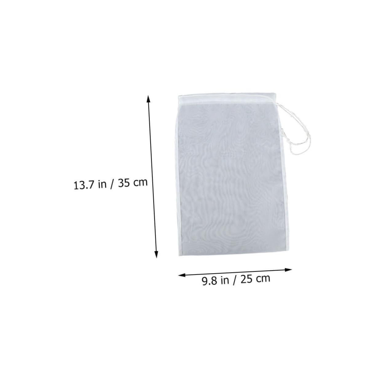 SOLUSTRE 10Pcs Nylon Drawstring Filter Bags Portable Mesh Pouches for Soy Milk Tea and Food Straining Mesh Easy to Use Kitchen Essential