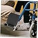 SOESFOUFU 2pcs Heavy Duty Wheelchair Footrest Leg Rest Elevating Footplate Pad Stable Support for Seniors