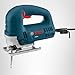 BOSCH JS260 Top-Handle Jig Saw - 6.0 Amp Motor, Variable Speed Control, Low-Vibration Plunging Design, Toolless Blade Change System - Ideal for Accurate and Smooth Cutting