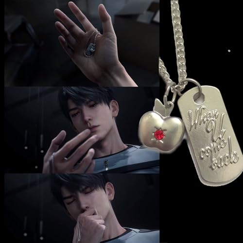 Love and deepspace game Caleb same necklace Role-playing Caleb pendant jewelry accessories props3