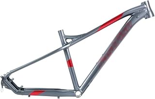 InLiMa Frame 27.5er Hardtail Mountain Bike Frame 16'' Disc Brake Rigid Frame QR 135mm XC,with Tailhook (Color : Black, Size : 27.5x16'') (Color : Titanium, Size : 27.5x16'')