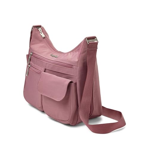 Image of Baggallini womens Everywhere Bagg Crossbody Women 11x9 Lightweight Nylon Hobo Water-resistant Travel Bag W /Rfid
