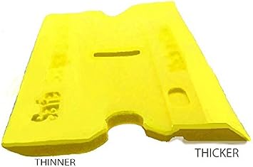 20 2X Plus Plastic Razor Blades and Titan Scraper Dual Edge +