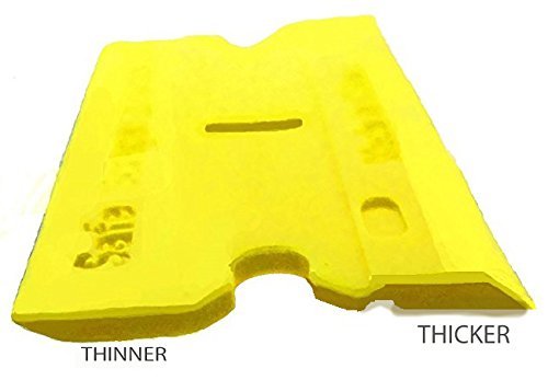 Miniscraper 20 Plastic Razor Blades Double Edged With Thicker And Thinner Edges/Decal Remover 2X Plus #TOP3