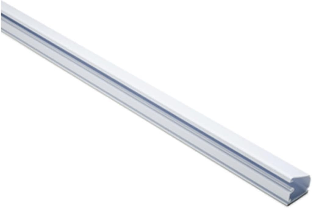 HellermannTyton TSRP1W-6A One Piece Low Voltage Raceway, 3/4", 6.0 ft Long, PVC, White, 120ft/Carton