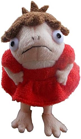 Ponyo Sulla SCOGLIERA UMANA Plush Studio Ghibli en el acantilado junto al mar (PS01241)