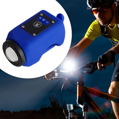 Bocina para bicicletas de montaña impermeable de 110dB electrónica recargable USB 3