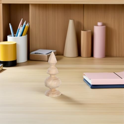Remates de madera para escaleras UKCOCO esferas decorativas de brico 7