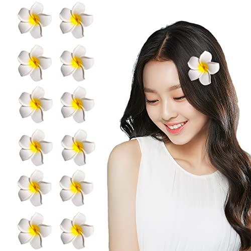 Pince à cheveux fleur de prunier pour vos coiffures de plage et vacances d'été