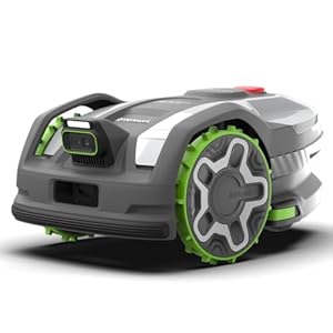 Greenworks AI Mowbot ohne Begrenzungsdraht, RTK+Vision Mähroboter mit Intelligente Hindernisvermeidung, Roboterrasenmäher für Rasenflächen bis zu 1200 m² mit App-Steuerung,3 Jahre Garantie-C12