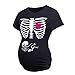 Mitlfuny Shirt Camiseta Premamá Estampado bebé asomándose para Mujer Mujeres Maternidad Manga...