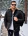 MAGCOMSEN Herren Winterjacke Jacke Parka Kapuze Gefüttert Warm Outdoor