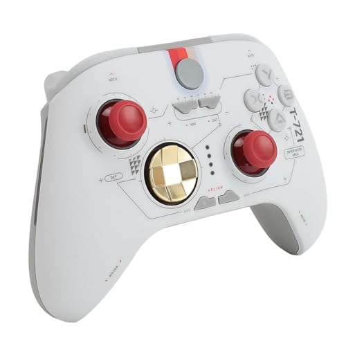 FILFEEL Controlador de Juego con Giroscopio de Seis Ejes y Programación Macro, Mando con Cable para y PC con Iluminación RGB