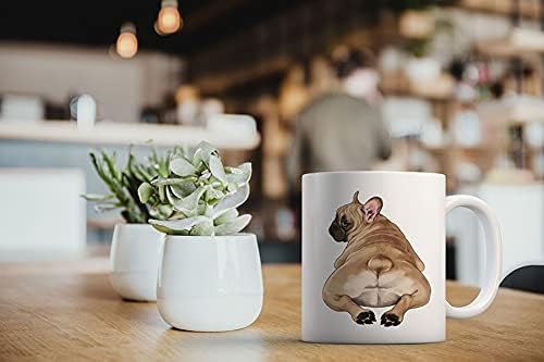 MUGBREW French Bulldog Butt Looking Back Ceramic Coffee Mug Tea Cup, 11 OZ - Image 6
