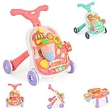Chariot d'éveil et table de jeu 2 en 1 pour les enfants de 12 mois et plus