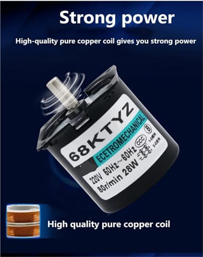 Motor CA 68KTYZ 220V de alta durabilidad con soporte estable 3