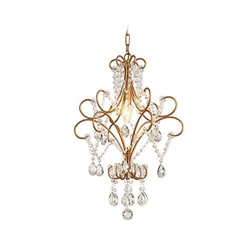 Preisvergleich Produktbild MH Amerikanischen Land Kreative Persönlichkeit Einfache Kristall Kronleuchter Einzelzimmer Schlafzimmer Gang Bar Lampen Europäischen Einfache Europäische Lampen