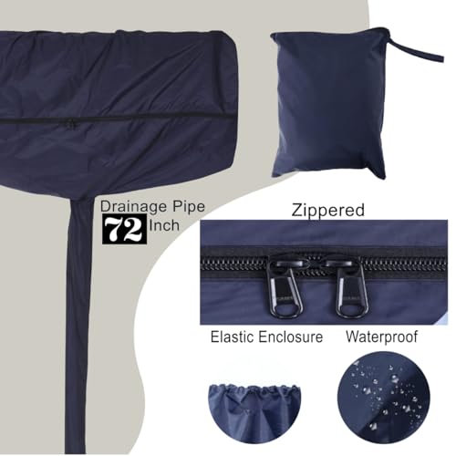 Image of FIVA Waterproof Split indoor ac unit wash clean bag cover (Blue, 48)