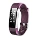 Produktbild Broadroot Ersatz Armband für Armbanduhr ID115Plus HR Smart Watch (Lila)