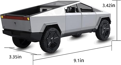 Image of Alloy Car Model Diecasts Metal Toy with Sound /Light /Pull-Back Off-Road Vehicles Car Model Collection Kids Toys Gift Multicolor Pack of 1 (CYBR-Silver)
