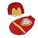 Pinbo Newborn Baby Photography Prop Crochet Knitted Iron Man Hat Cover