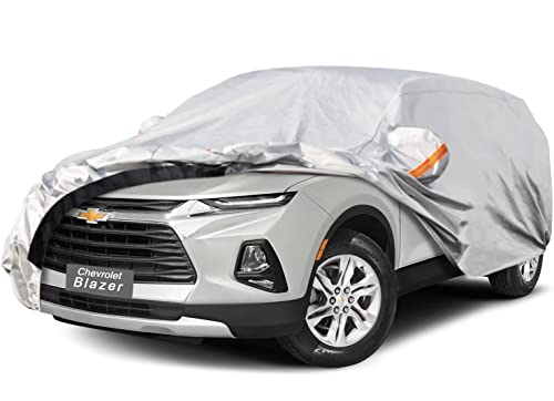 Image of GUNHYI 6 Layer SUV Car Cover Custom Fit Chevrolet Blazer (1998-2026) Waterproof All Weather, Heavy Duty Outdoor Snow Sun Rain Uv Protection (Ships from US Warehouse, Delivery 3-8 Days)