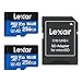 Lexar Blue Micro SD Karte 256GB 2er-Pack, bis zu 160 MB/s Lesen, microSDXC UHS-I-Karte, C10, U3, V30, A2, Full-HD & 4K-Video, Hochgeschwindigkeits-Speich... für Smartphones/Tablets/Action-...