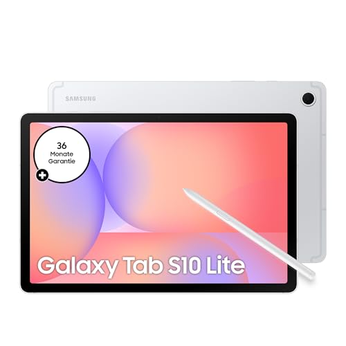Samsung Galaxy Tab S10 Lite AI Tablet Android Tablet 6 GB RAM 128 GB Speicher 27 7 cm/10 9 Display mit 90 Hz Inkl. S Pen Wi-Fi Silver 3 Jahre Herstellergarantie [Exklusiv auf Amazon]