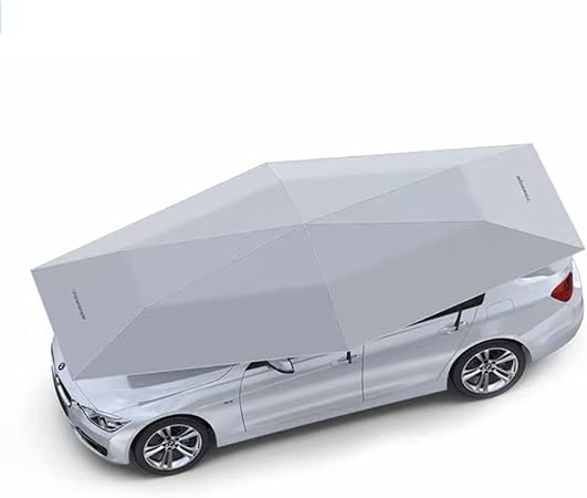 Amazon Smartabl 4 2 2 2m 車用サンシェード 折り畳み式 傘型 簡易カーポート 屋根 カーポート日除け 車用パラソル カーアンブレラ 簡易ガレージ ハンドル ダッシュボード保護 遮光 遮熱 車中泊 仮眠 真夏対策 収納ポーチ付き サンシェード 車 バイク