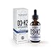 Price comparison product image Nutroliq Vitamin D3 + K2 Liquid Drops - 4000IU Vit D3, 100mcg Vit K as MK7, MCT, Extra Virgin Olive Oil - For Immune & Bone Health, Better Energy, Calcium Absorption - Natural Peppermint Flavour, 60ml