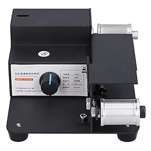 Bandschuurmachine, 1,2 x, doe-het-zelf schuurmachine, bandschuurmachine, 9,4 inch, mini elektrisch verstelbaar, 8,5 A aluminiumlegering, polijstmachine, doe-het-zelf slijpmachine voor het slijpen