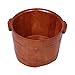 Produktbild Duftende Eiche Fuß Bad Barrel - Fußbad Kleine Wanne Verdickung Nicht Leck Wasser Cracking Edicure Bowl Spa Massage Pediküre Fässer Haushalt 26 cm