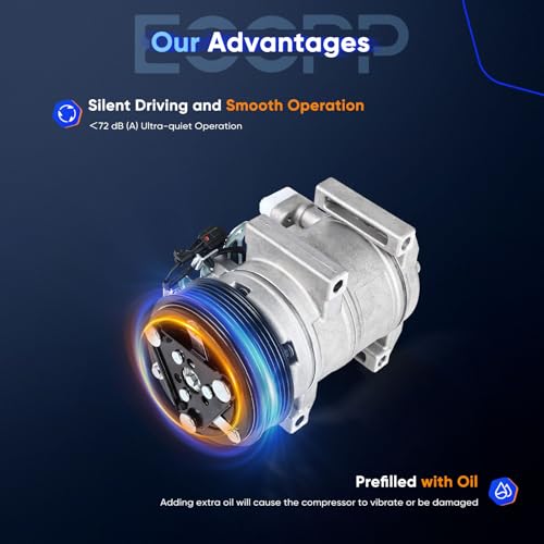 Image of ECCPP AC Compressor 2011-2013 Fit for Subaru Forester 2.5L | Fast Cooling Air Conditioning Compressor