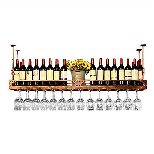 Suspension pour bouteilles et verres à vin avec finitions rétro