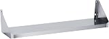 VM Europa - Étagère Murale en Acier Inoxydable - Dimensions 50 x 20 cm - Résistante et Robuste - Alliage AISI 430 - Étagère de Cuisine Tablette Murale Gastro Rangement Épices Restaurant - 1