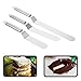 VANZACK Stainless Steel Cake Scraper and Baking Spatula Set 6