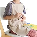 ★ Diseño multifuncional para delantales para niños. ♥ Viene con bolsillos decorativos y funcionales, fáciles para sostener artículos en la mano durante el horneado, jugar a cocinar, hacer dulces, pintar y ayudar a mamá con las tareas del hogar. Una vez que haya terminado, enjuague o use un paño con jabón para quitar la suciedad.