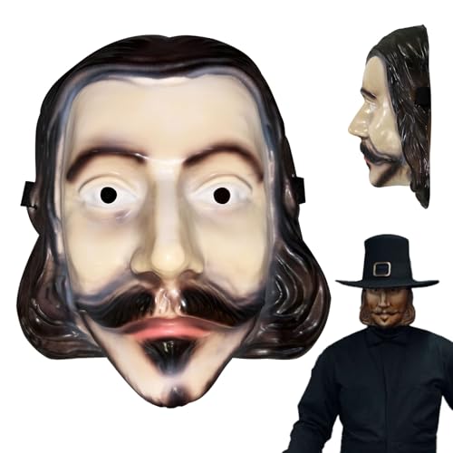 Panamanta Movie Thanksgiving John Carver Mask for Halloween The Horror Movie Thanksgiving Cosplay Costume Mask Men's Costume Mask Cosplay Masquerade Prop
