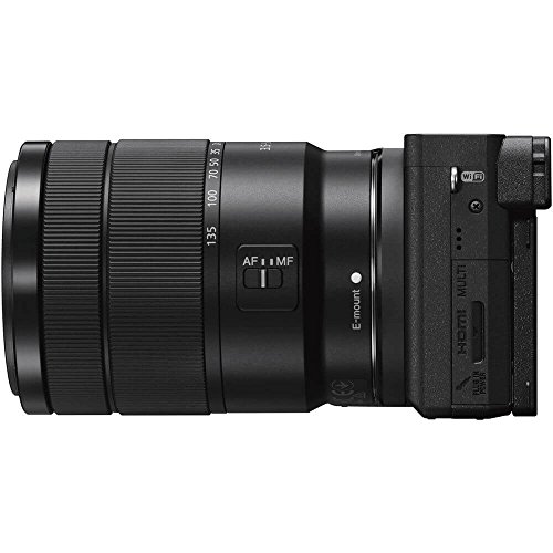 Image of Sony a6500 Mirrorless Camera with 18-135mm Lens with LCD, 3 inch, Black