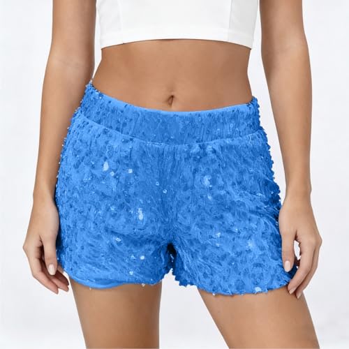 Short à paillettes haut de gamme finition brillante pour tenue de soirée - 2