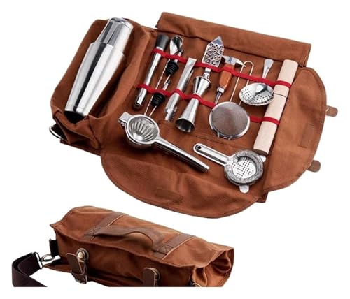 Cocktail Shaker Set Kit de Bartender Acero Inoxidable miniatura 1