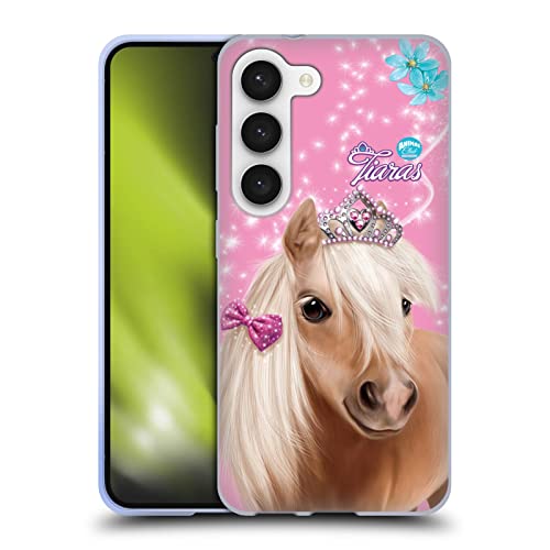 Funda de gel Samsung S23 Animal Club International con diseño de caballos reales