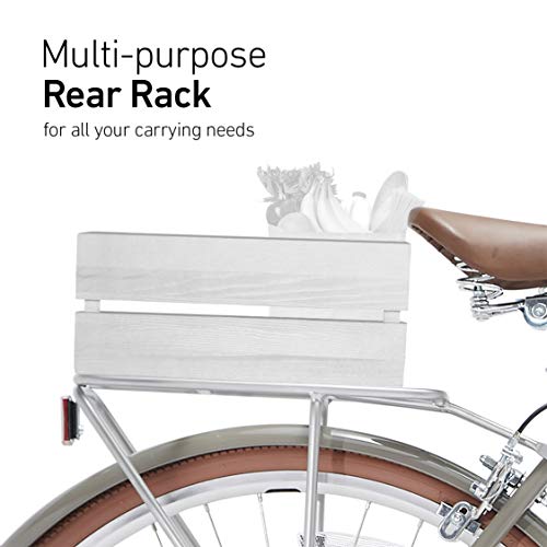 sixthreezero Ride in the Park Men's 7-Speed City Road Bicycle, Grey, 18" Frame/700x32c Wheels