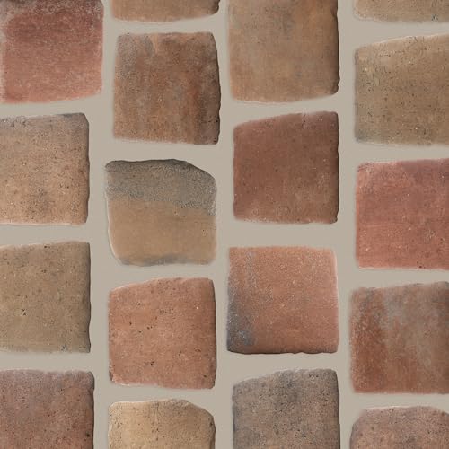 Benisa Cotto 5-7/8" x 5-7/8" Porcelain Floor and Wall Tile