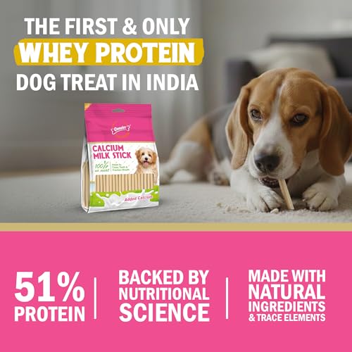 Image of Gnawlers All Life Stages Calcium Milk Stick Dog Treat, Brown, 810g Exclusively By DogsNCats
