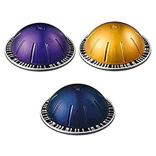 European Version Nespresso VertuoLine Espresso (1.35 ounce) Variety: Altissio, Diavolitto, Voltesso, 30 Count